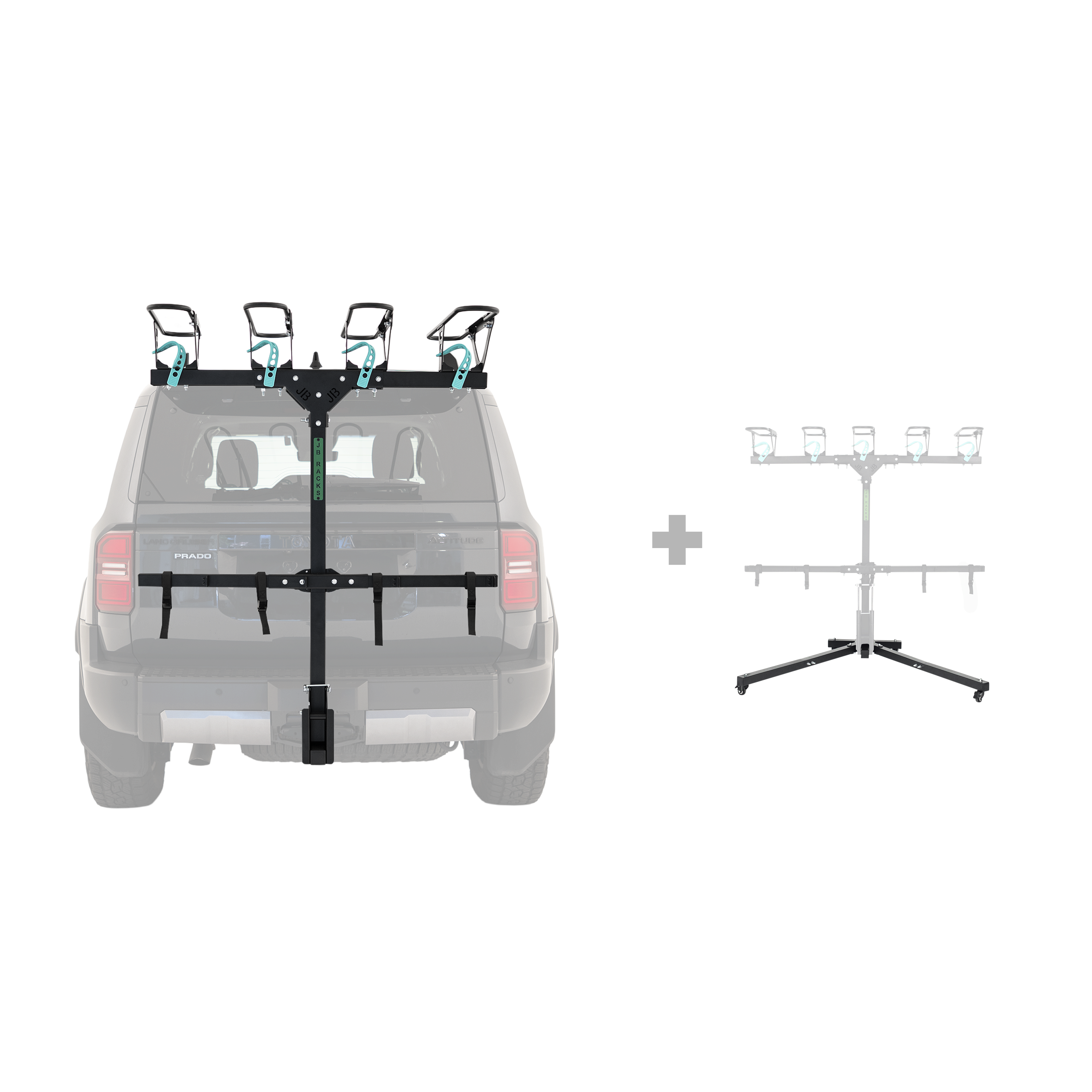 4 Bike Rack & Stand Bundle