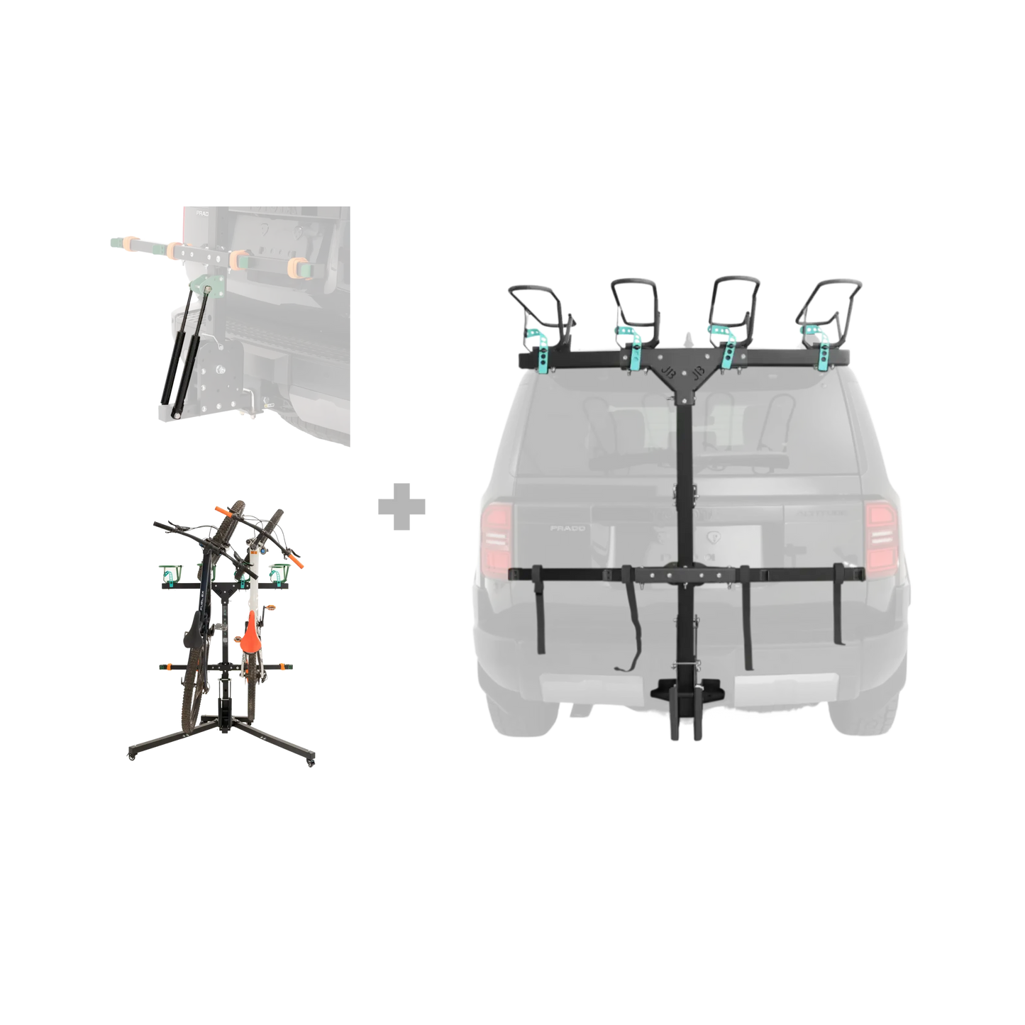 4 Bike Rack, Stand, & Strut Bundle